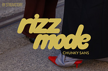 Rizz Mode Chunky Y2k Bubbly Sans