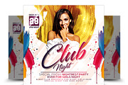 Night Club Flyer, a Flyer Template by AfzaalGraphics (Thumbnail 1 of 2)