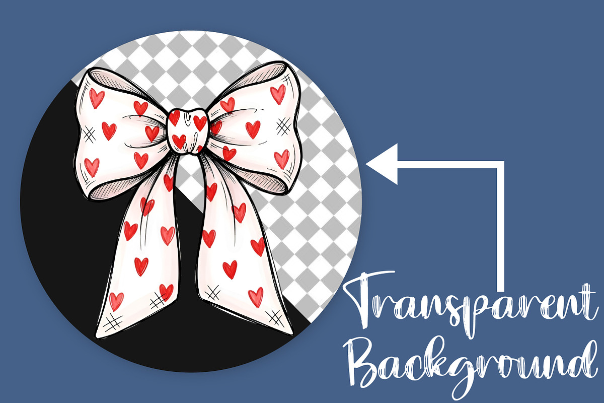 Valentine's Day Coquette Bow PNG, an Illustration by Canvas Craft (Photo 2 of 6)