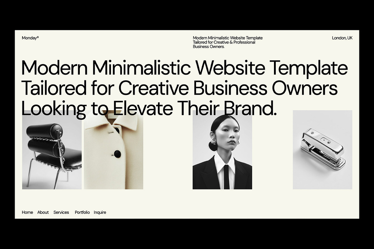 Monday Showit Website Template preview 4