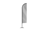 Feather Flag Mockup, a Product Mockup by GraphicsPixel (Thumbnail 3 of 5)
