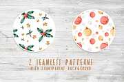 Antarctic Christmas Watercolor Set, a Decorative Illustration by Sha1nee (Thumbnail 4 of 7)