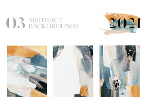 Watercolour Abstract Image Set