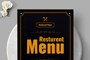 Restaurant Food Menu Layout, a Stationery Template by MightyDesign (Thumbnail 2 of 8)