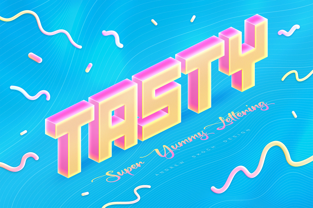 Funny Playful Text Effects, a Layer Style Add-On by Andrew Skoch Design (Photo 5 of 9)