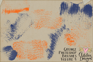 Grunge Ink Photoshop Brushes V4