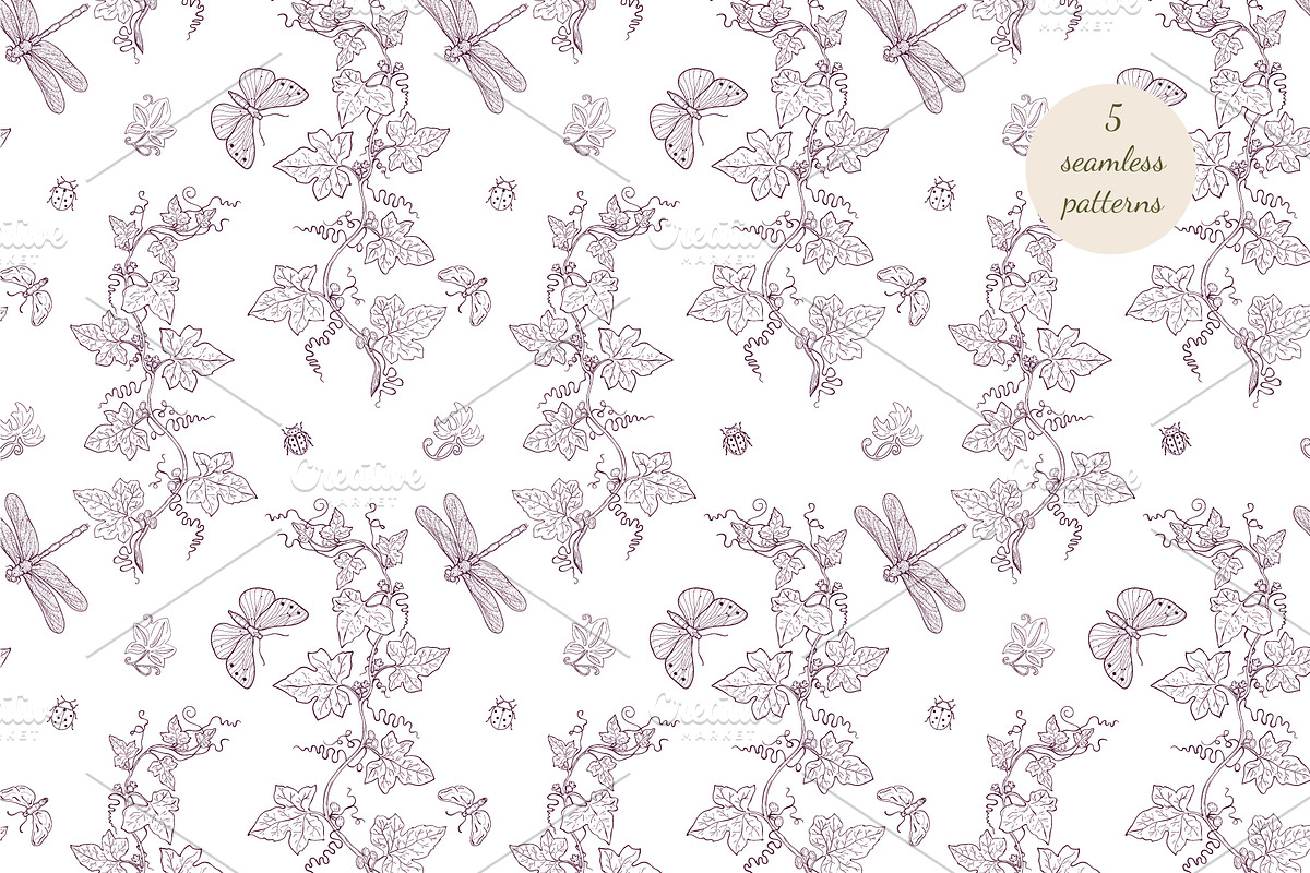Wine inspired collection. Hand drawn, a Decorative Illustration by YvY (Photo 7 of 9)