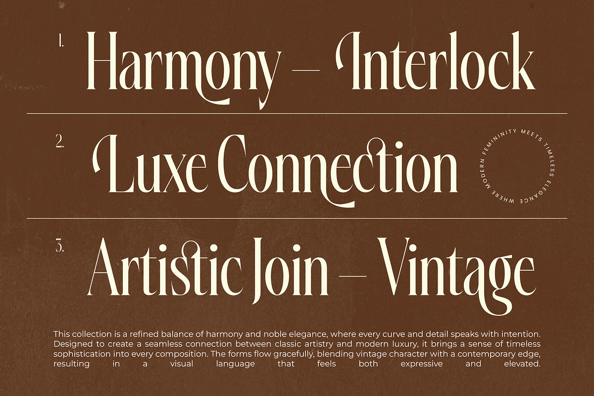 Silkigfined Elegant Luxury Serif, a Serif Font by timelesstype.co (Photo 6 of 15)