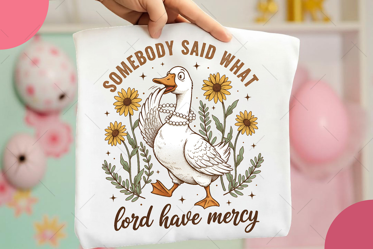 Spring Silly Goose Sublimation Png, an Illustration by OK Design (Photo 2 of 6)