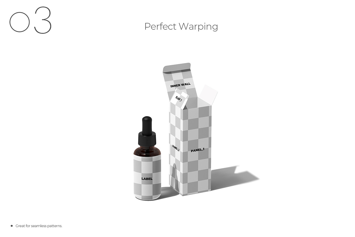 Amber Dropper Bottle with Box Mockup, a Packaging Mockup by Sheikhadesign (Photo 4 of 12)