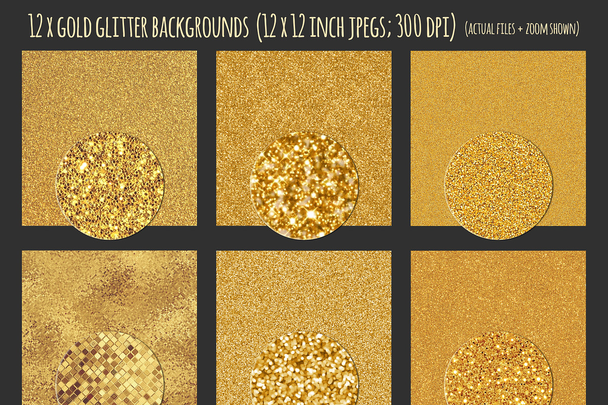 Gold textures bundle, a Texture Graphic by Paper Farms (Photo 4 of 7)