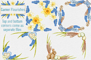 Spring into Easter Clipart Set., a Seasonal Illustration by Happy Sloth Graphics (Thumbnail 5 of 17)
