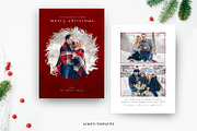 Christmas Card Template CC087, a Card Template by Always Templates (Thumbnail 1 of 2)
