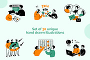 Teamwork Concept Set Vector, an Object Graphic by 35lab (Thumbnail 2 of 6)