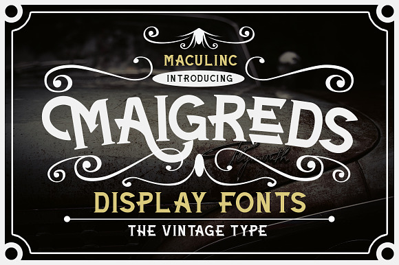 Maigreds - Display Font preview 8