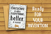 Cheesecake - Tasty Handwritten Font, a Sans Serif Font by Vitek Graphic (Thumbnail 4 of 5)