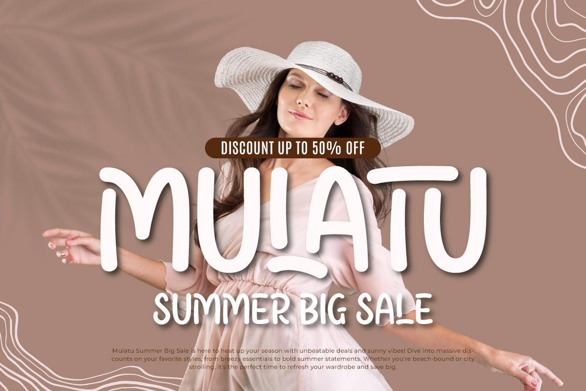 Watu Carank - Display Summer Font, a Handwritten Font by twinstd (Photo 9 of 9)