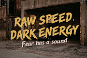 Runster Dread - Raw Intense Font, a Handwritten Font by HypeWorksCo (Thumbnail 6 of 16)