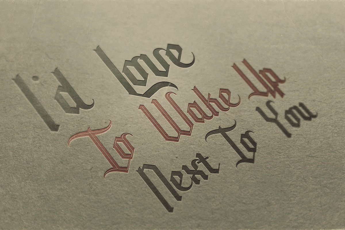 Tracker - Vintage Style Font preview 5