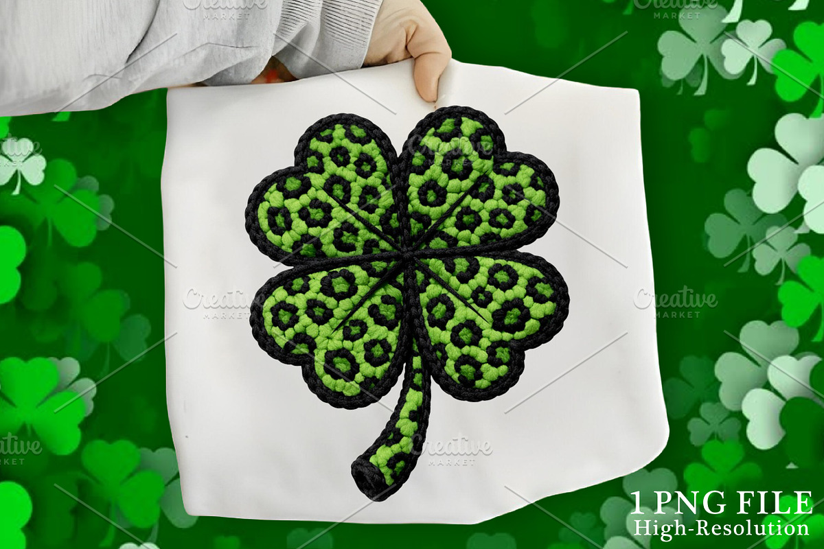 St. Patrick’s Day Shamrock PNG, an Illustration by Canvas Craft (Photo 1 of 4)