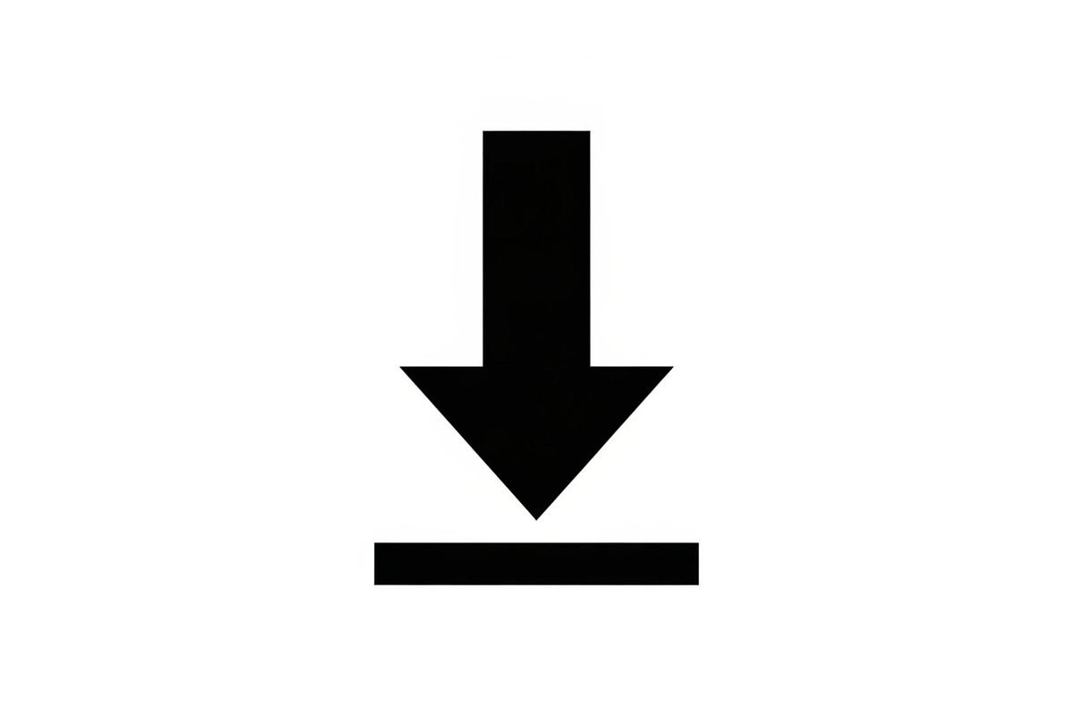 Bold Down Arrow Minimal Icon Bundle, an Icon by hafijul (Photo 4 of 10)
