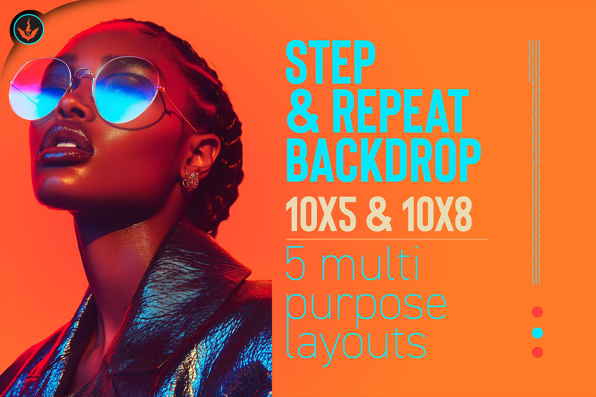 Step And Repeat Backdrop Template, a Templates & Theme by SeraphimChris (Photo 1 of 4)