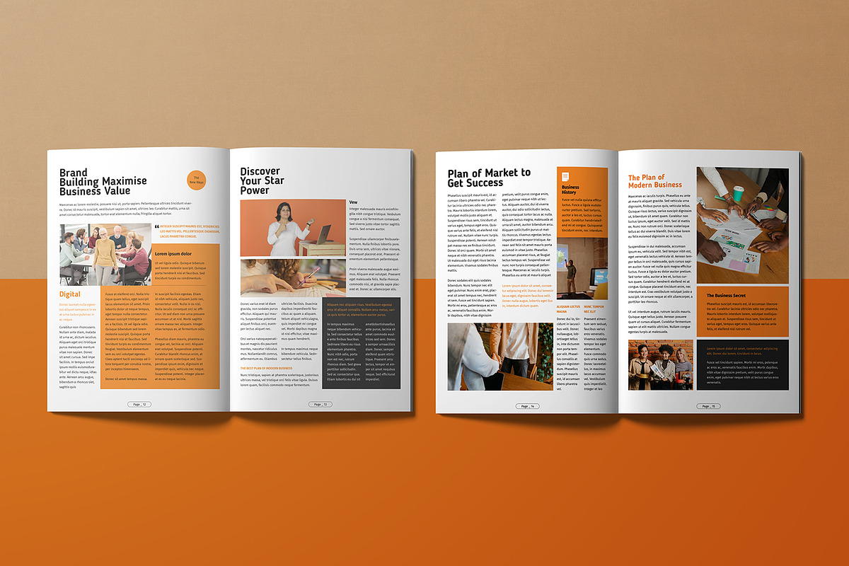 Yellow Magazine Template, a Magazine Template by retrographix (Photo 4 of 6)