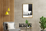 Black and White Blocks, a Background Graphic by Digital Art Creations (Thumbnail 7 of 7)