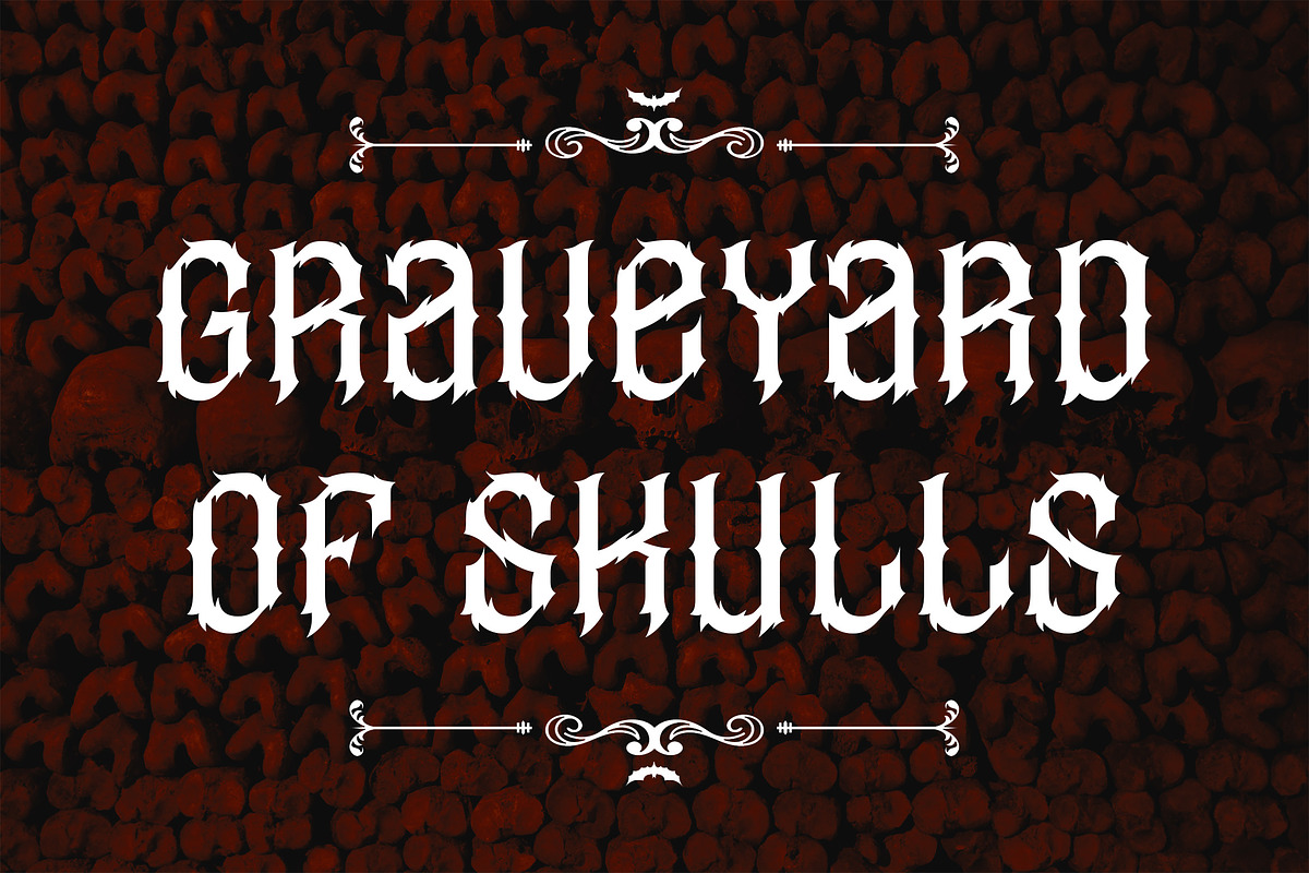 Devil Spirit, a Font by HATFSTUDIO (Photo 3 of 8)