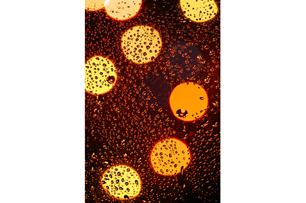 Water Drops Rain Blue Glass, an Abstract Photo by Our Amazing World