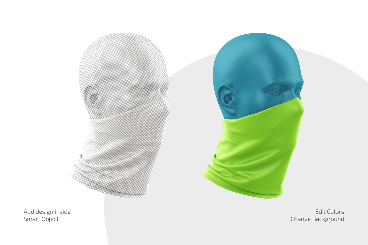 Buff Mockup Set, a Mask Mockup by Country4k (Photo 2 of 4)
