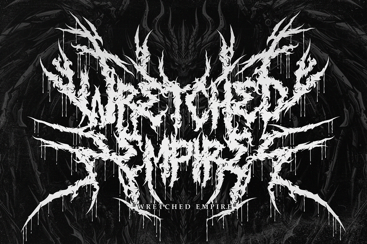 Balerion | The Ultimate Death Metal, a Blackletter Font by Ardana Creative (Photo 7 of 9)
