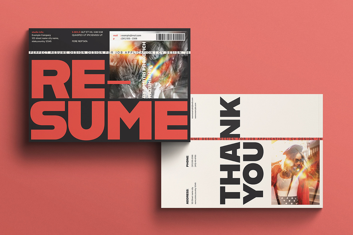 The Minimalist Resume Template, a Resume Template by E-Type (Photo 6 of 6)