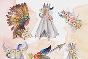Boho Clipart, an Illustration by My Creative Atelier (Thumbnail 3 of 4)