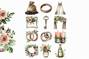 Wedding Watercolor Clipart, an Illustration by Libby Wishes (Thumbnail 4 of 5)