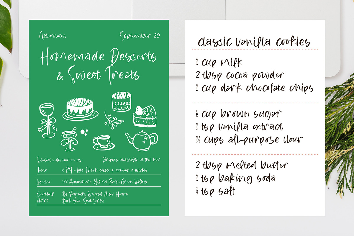 Bright Notes Casual Handwritten, a Script Font by stylishtype.co (Photo 7 of 10)