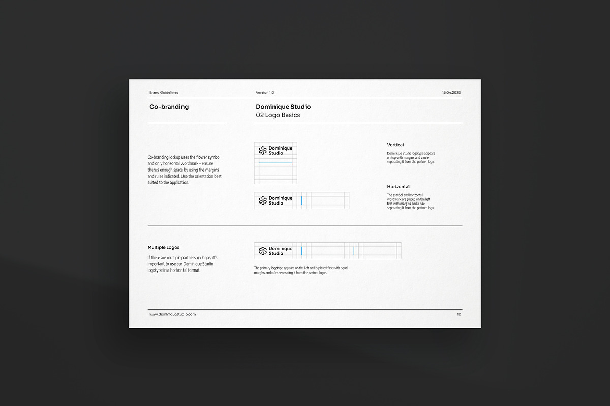 DOMINIQUE STUDIO / Brand Guidelines, a Branding & Logo Template by Studio Dara (Photo 13 of 20)