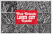 Tree Branch Laser Cut Panel Bundle, a Graphic by Designs_River (Thumbnail 1 of 11)
