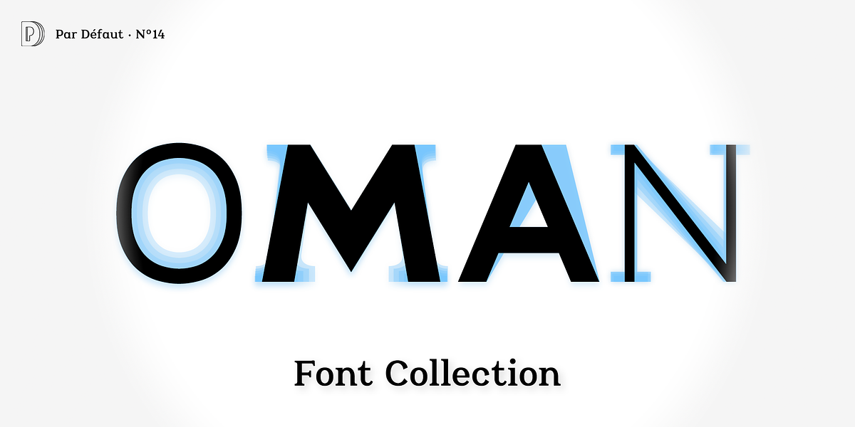Oman, a Serif Font by Par Défaut (Photo 1 of 12)