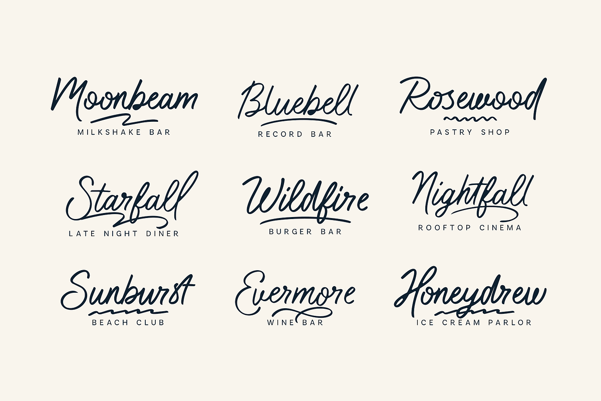 Typeful - Handwritten Script Font, a Script Font by Only Fonts (Photo 4 of 16)