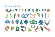 FRAME decorative borders, a Decorative Illustration by Elliko shop (Thumbnail 5 of 10)