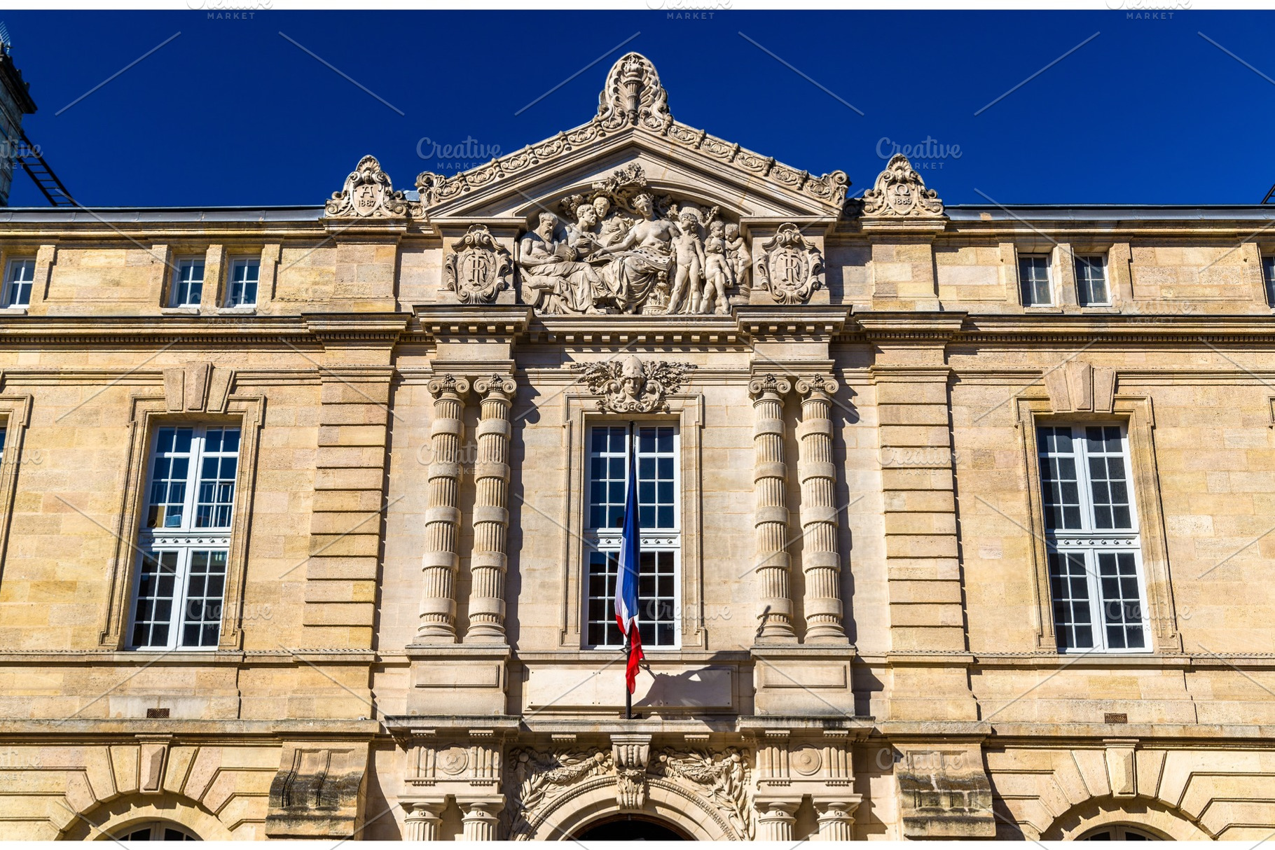 Buildings in the historic centre of bordeaux france stock photo containing, an Architecture Photo by Leonid Andronov