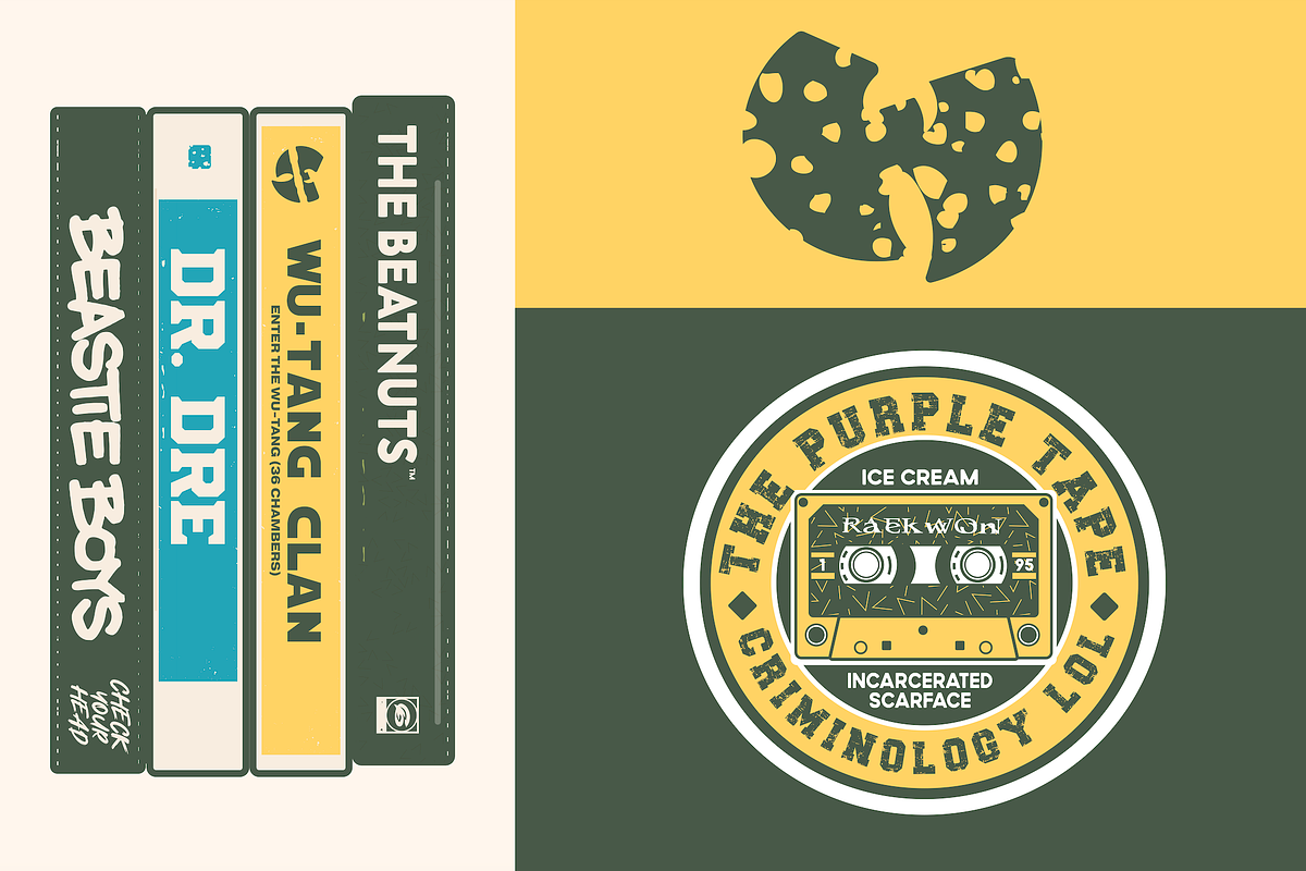 90s Hip Hop Tape Cassette, an Object Illustration by Darts Lines (Photo 5 of 5)