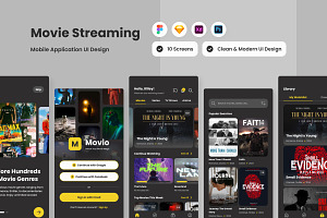 Movio - Movie Streaming Mobile App, an App Template by twinstd