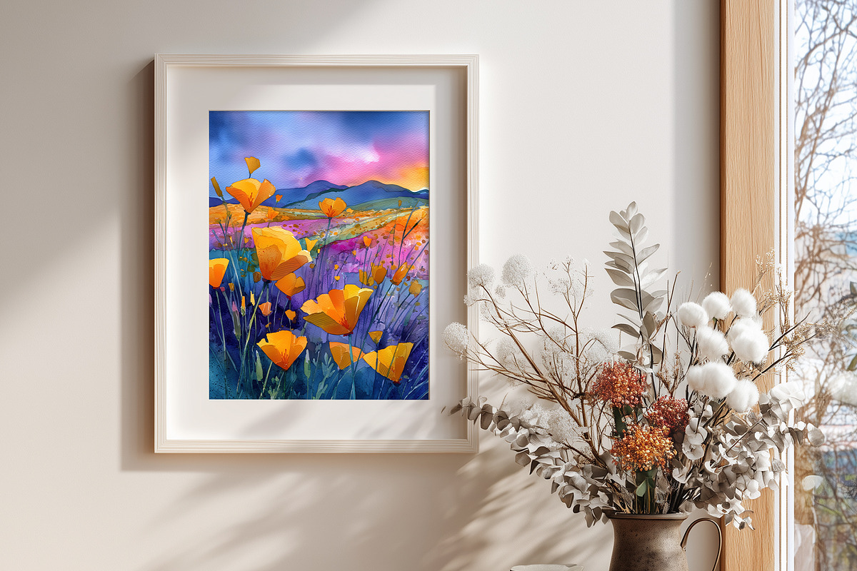 Golden Meadow Art Collection, a Decorative Illustration by Housui Patterns (Photo 4 of 12)