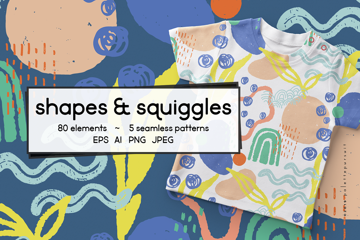 Colorful shapes and squiggles, a Graphic by Palette Pursuit (Photo 6 of 6)