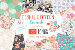 Vector Floral Pattern Bundle