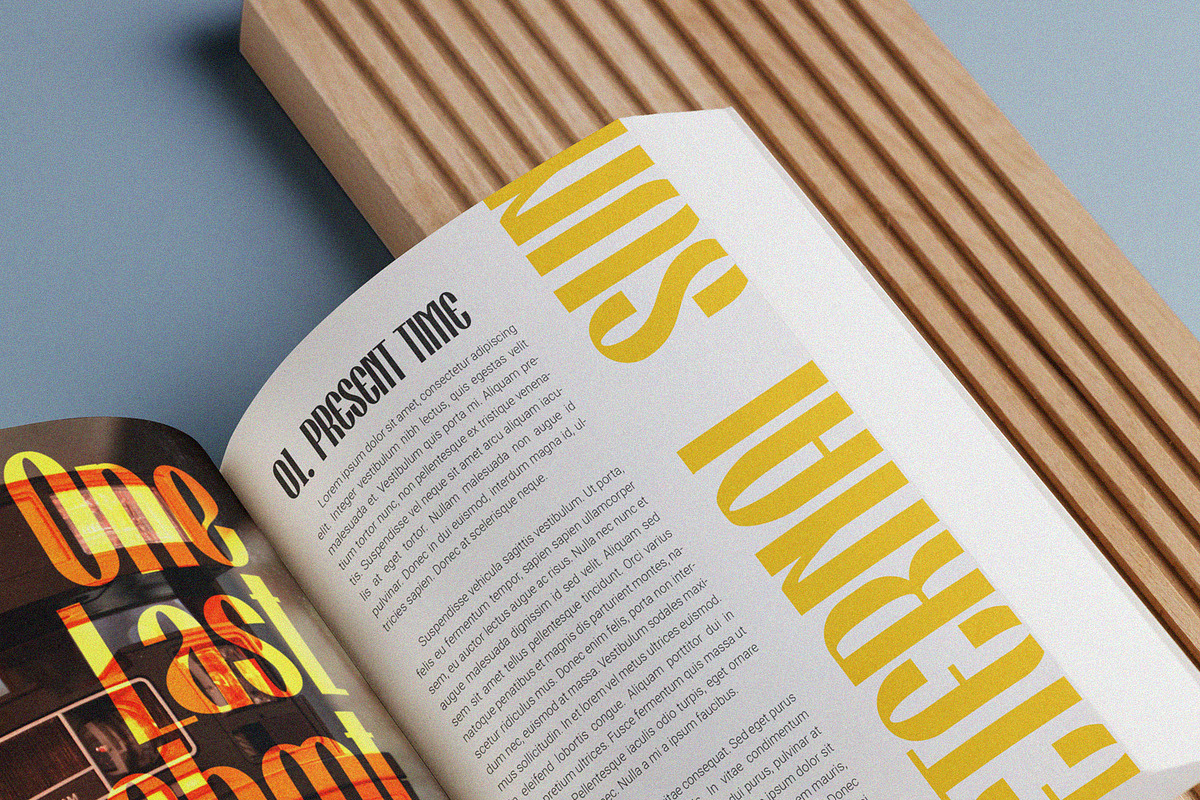 DINASTRI - Condensed Sans Serif, a Sans Serif Font by Mantra Naga (Photo 7 of 10)