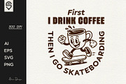 Retro Coffee Cup Character, a Graphic by shaondesigns (Thumbnail 1 of 4)