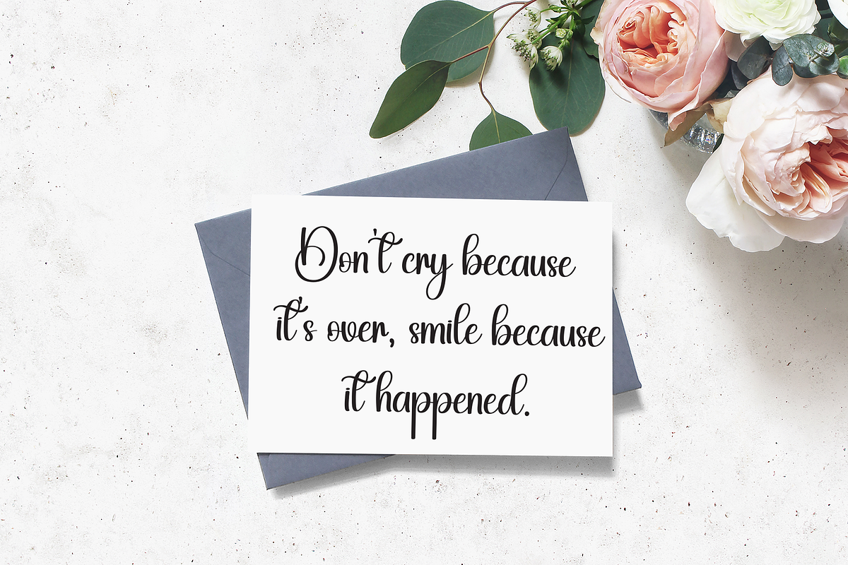 Bayside | Script Font, a Handwritten Font by Scratchones (Photo 4 of 8)